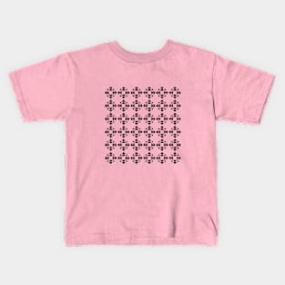 LUXURY BLACK ORNAMENTAL PATTERN Kids T-Shirt